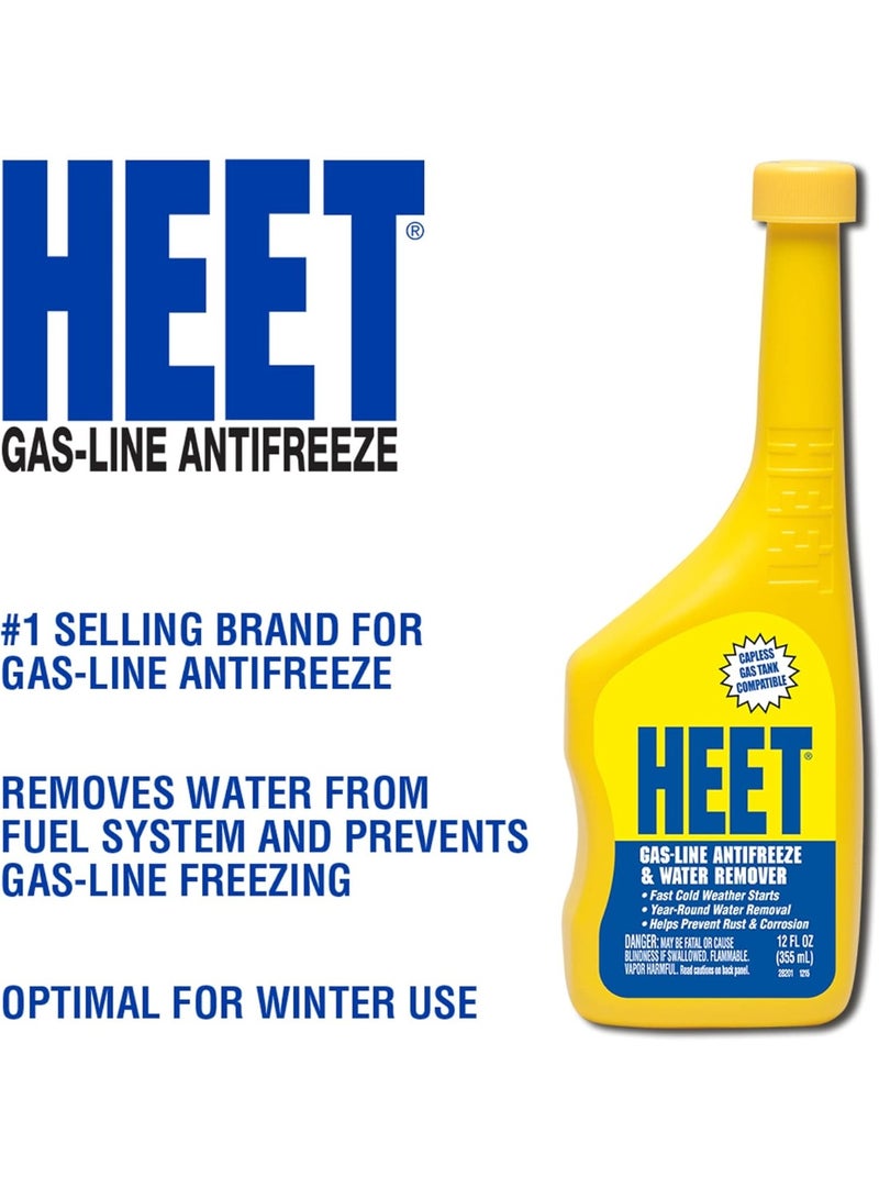 HEET 28201 Gas-Line Antifreeze and Water Remover, 12 Fl oz. - Image 2